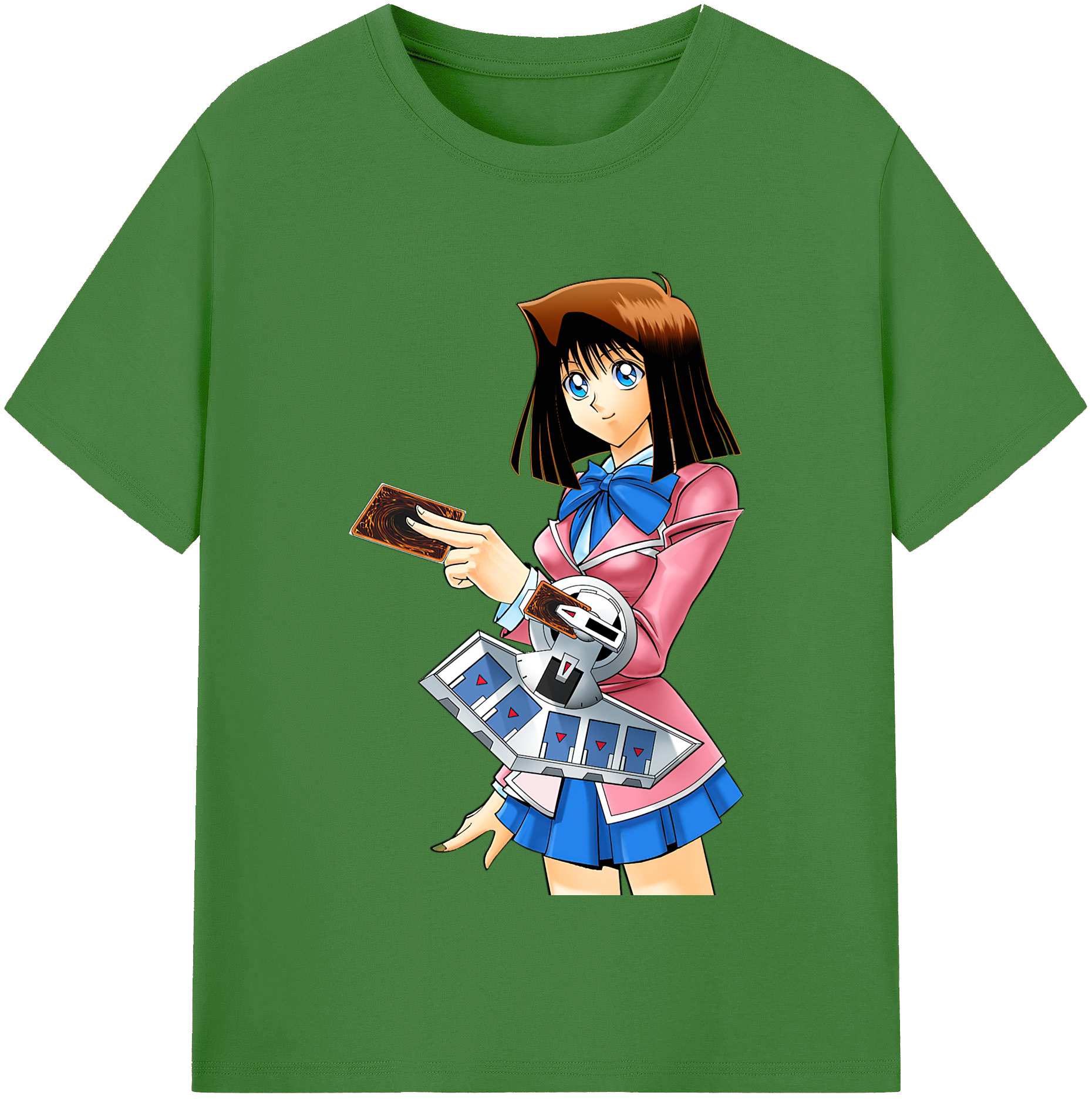 （画像用） 遊☆戯☆王 Yu-Gi-Oh! レディースカジュアルプリントTシャツ（綿100％）